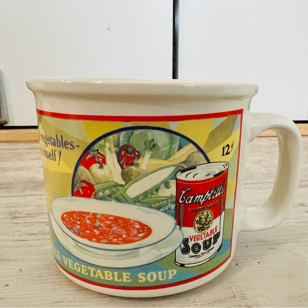 12 Oz Campbell Soup Cup/mug For Coffee Or Soup 1993 Vintage
